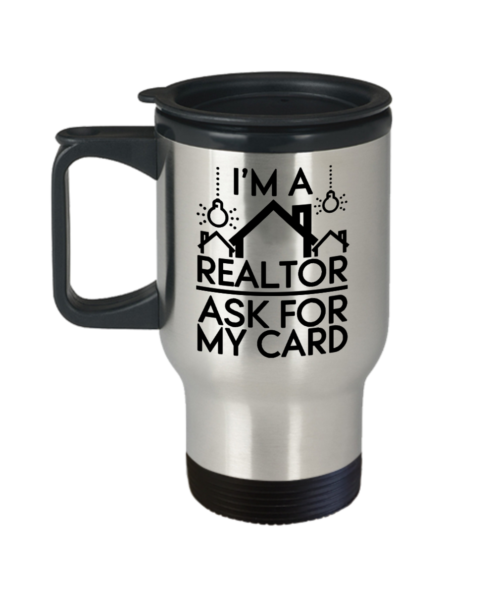 Realtor Gifts Im A Realtor Birthday Christmas Gift Idea For Men Women Travel Mug