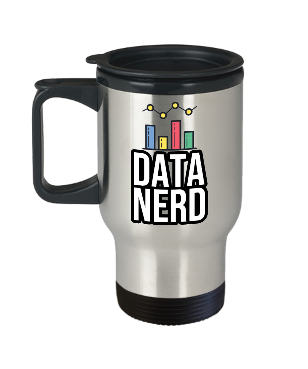 Computer Programming Gifts Data Nerd Birthday Christmas Gift Idea For Men Women Travel Mug