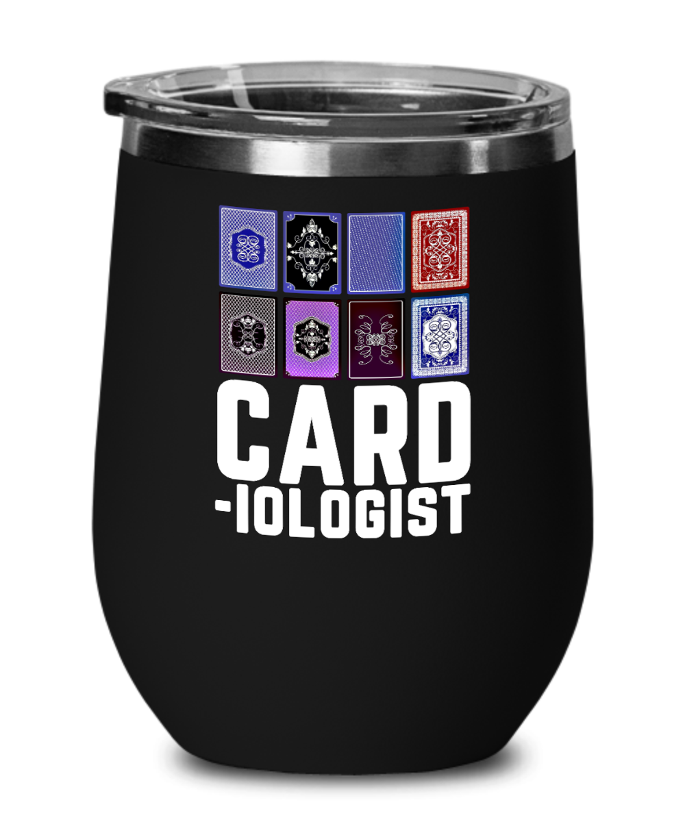 Poker Gifts Card Iologist Birthday Christmas Gift Idea For Men Women Wine Glass