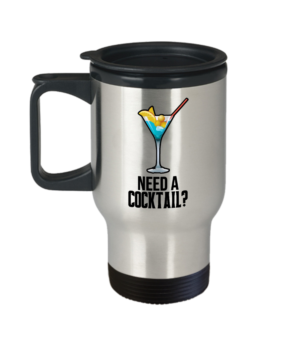 Bartender Gifts Need A Cocktail Birthday Christmas Gift Idea For Men Women Travel Mug