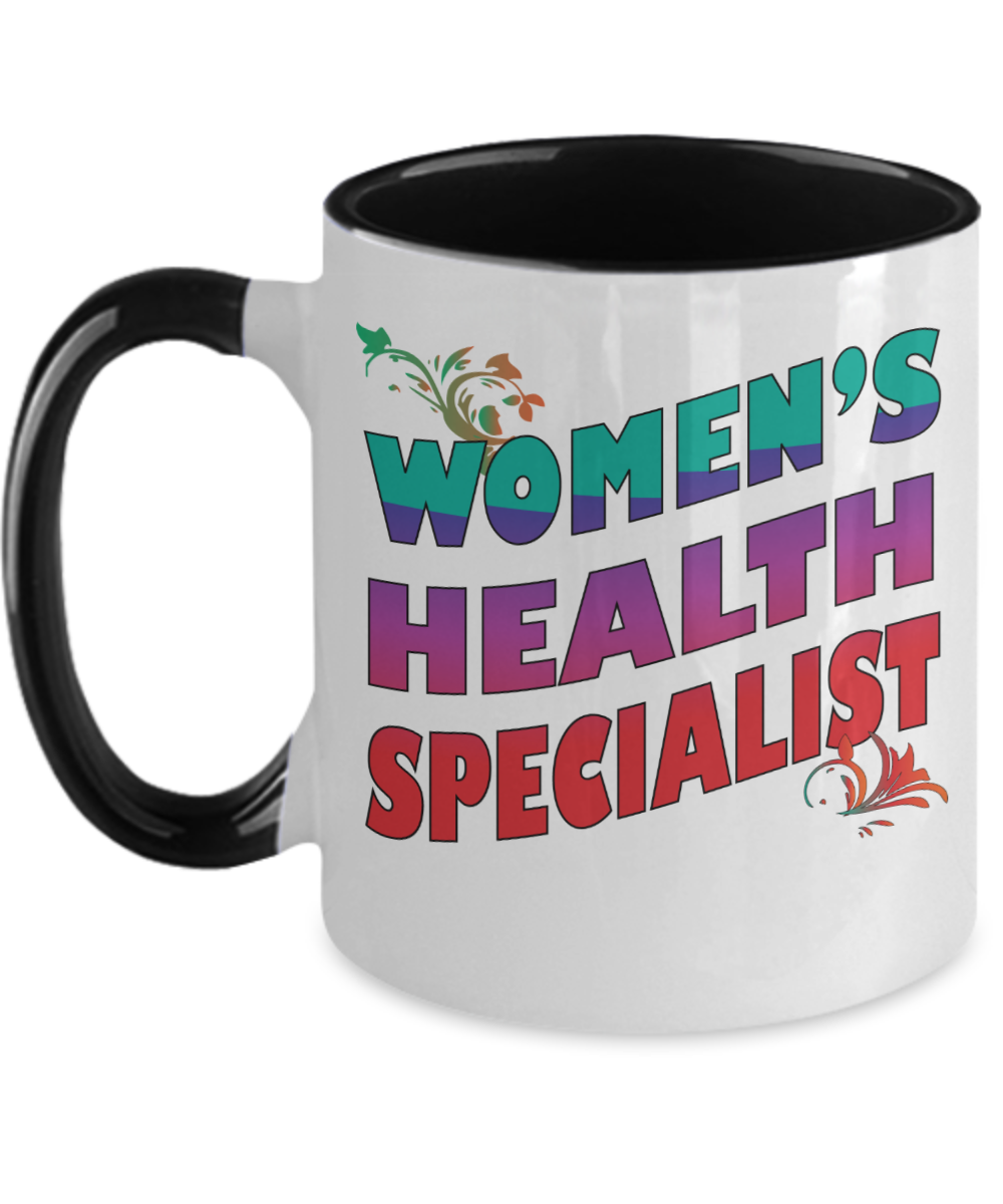 Gynecologist Gifts Womens Health Specialist Birthday Christmas Gift Idea Two Tone Coffee Mug 11oz