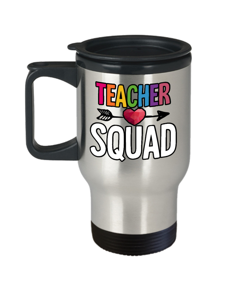 Teacher Gifts Teacher Squad Birthday Christmas Gift Idea For Men Women Travel Mug