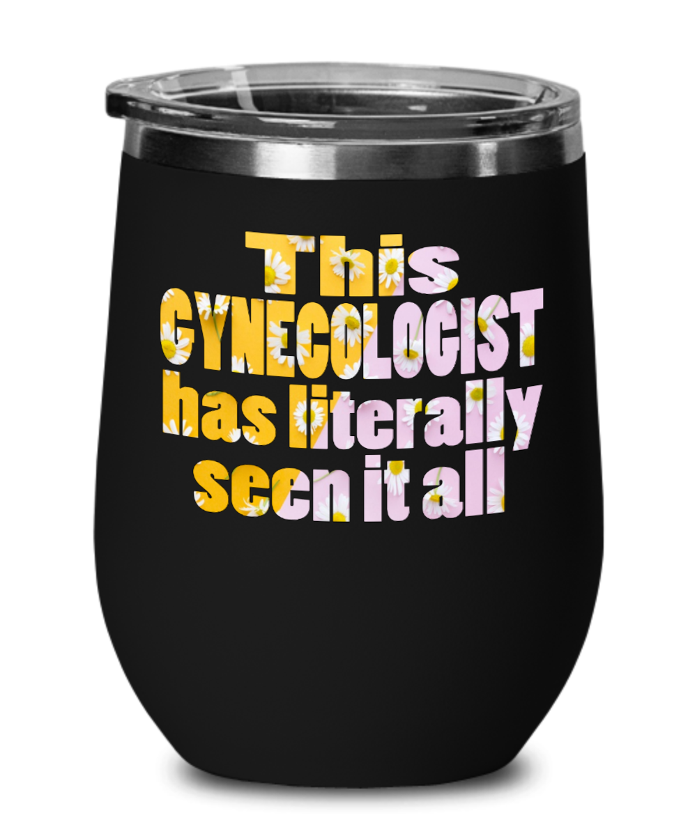 Gynecologist Gifts This Gynecologist Birthday Christmas Gift Idea Wine Glass