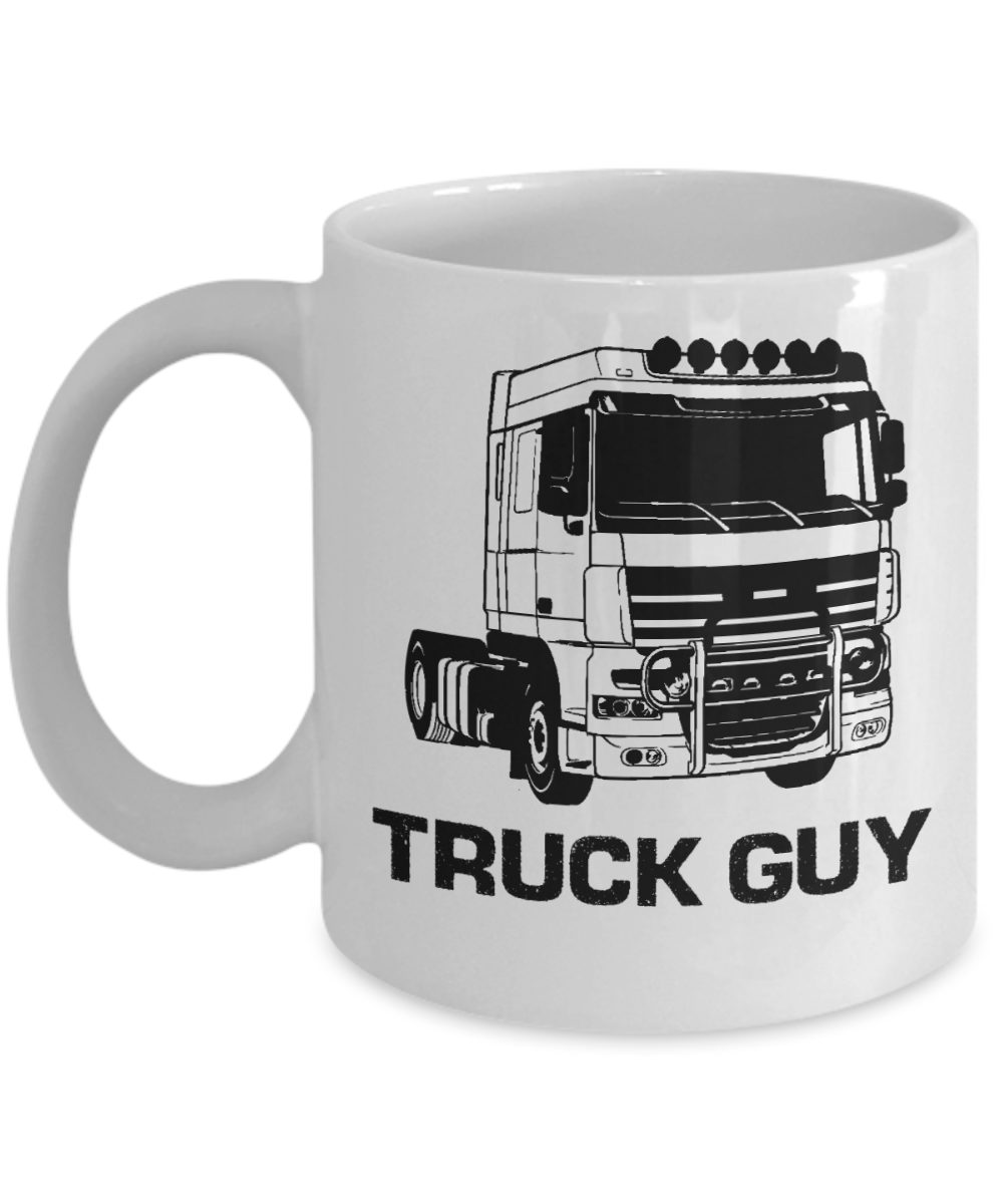 Trucker Gifts Coffee Mug Truck Guy Birthday Christmas Gift Idea For Men 11 oz or 15 oz