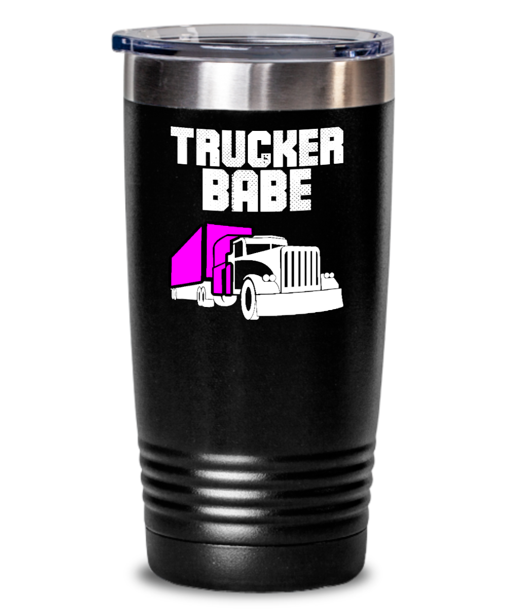 Trucker Gifts Trucker Babe Birthday Christmas Gift Idea For Men Women 20oz or 30oz Tumbler