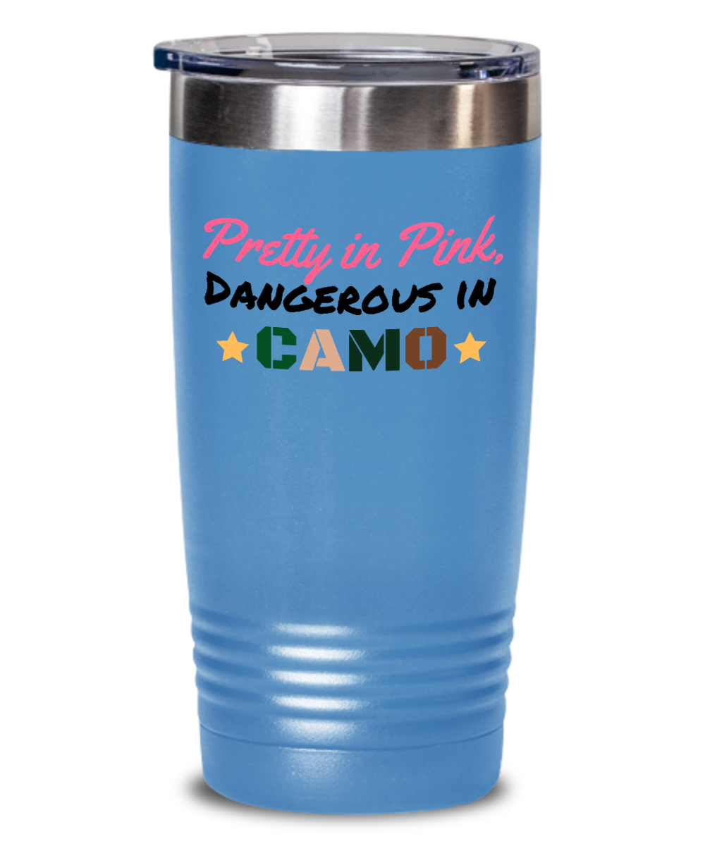 Hunting Gifts Pretty In Pink Birthday Christmas Gift Idea 20oz 20oz or 30oz Tumbler