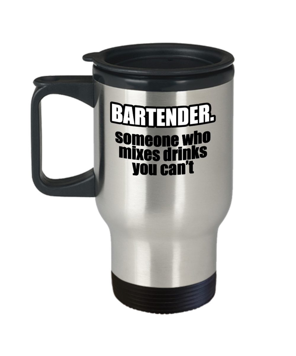 Bartender Gifts Bartenders Someone Who Mixes Birthday Christmas Gift Idea For Men Women Travel Mug