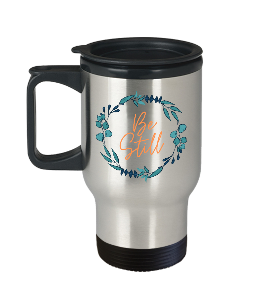 Yoga Gifts Be Still Birthday Christmas Gift Idea For Men Women Travel Mug