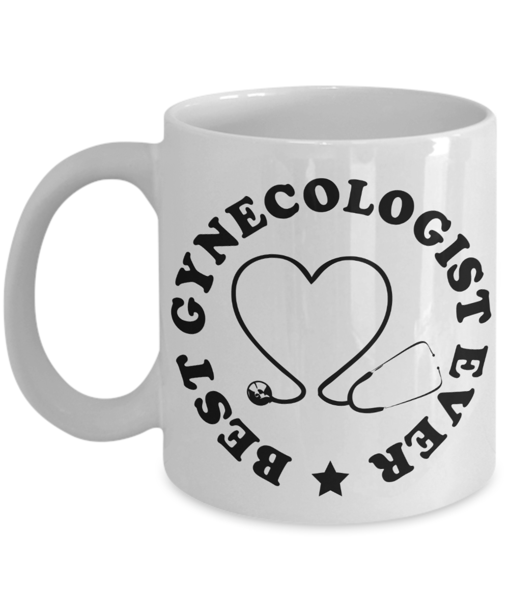 11 oz or 15 oz Coffee Mug - Best Gynecologist Ever - Boyfriend, Girlfriend, Birthday, Funny, Novelty, Gift