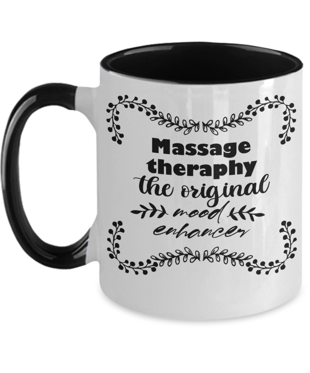 Massage Gifts The Original Mood Enhancer Birthday Christmas Gift Idea Two Tone Coffee Mug 11oz