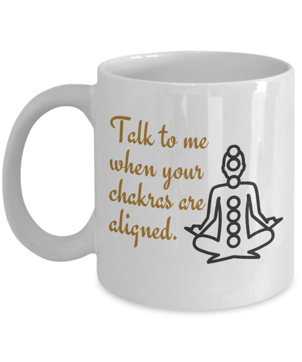 Yoga Gifts Coffee Mug Talk To Me Birthday Christmas Gift Idea For Women 11 oz or 15 oz