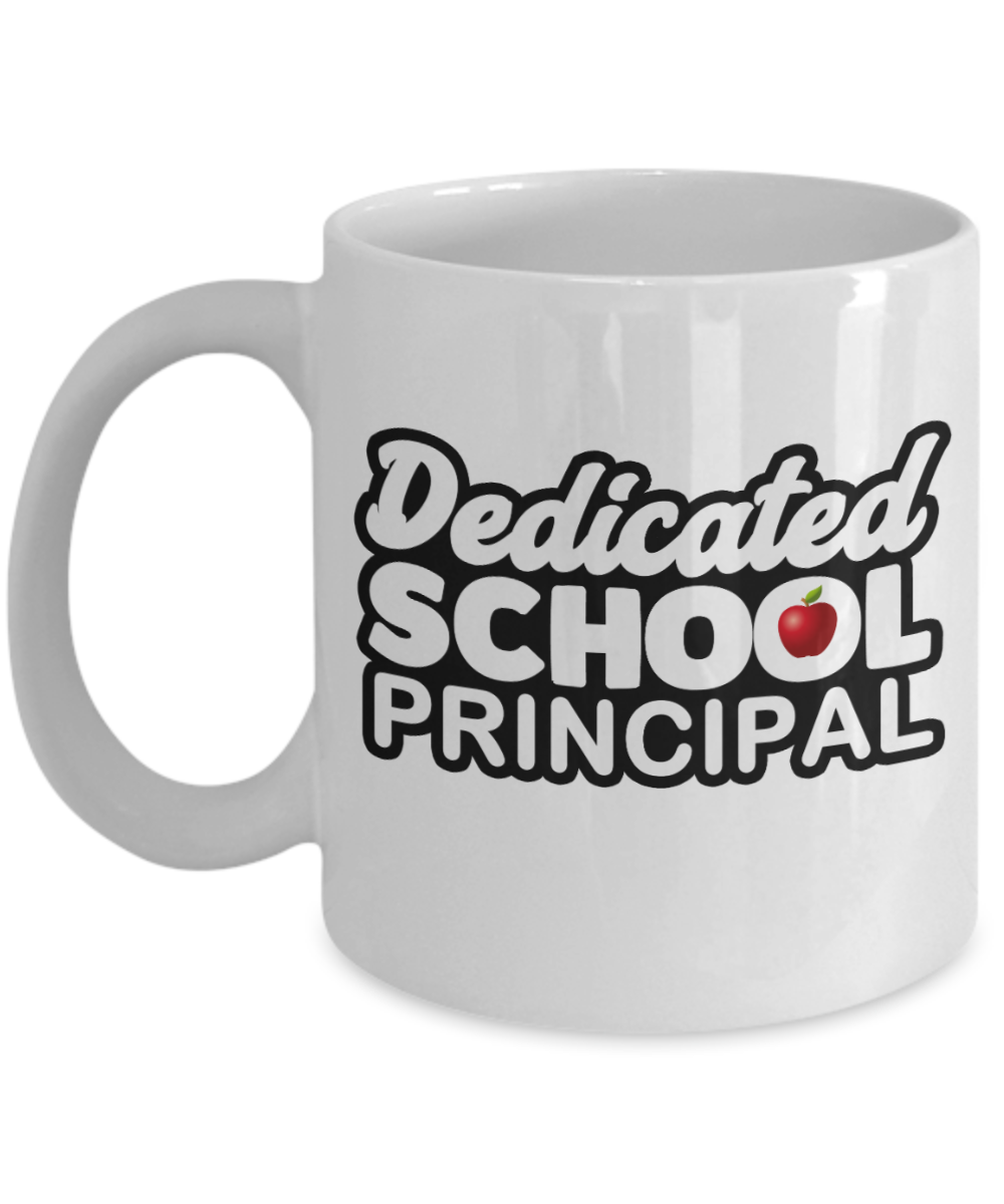 Principal Gifts Coffee Mug Dedicated School Principal Birthday Christmas Gift Idea For Men Women 11 oz or 15 oz