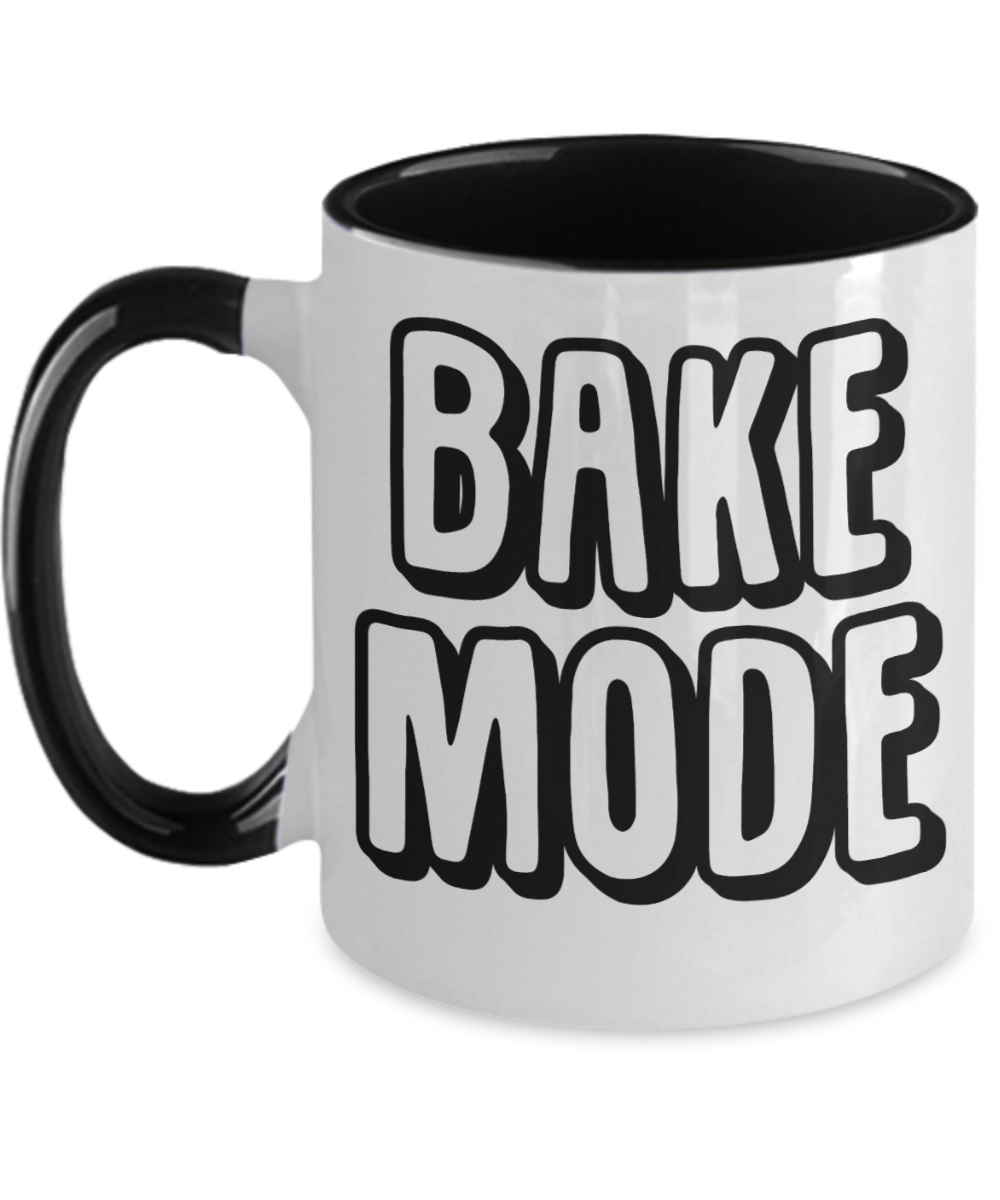 Baking Gifts Bake Mode Birthday Christmas Gift Idea For Men Women Two Tone Coffee Mug 11oz