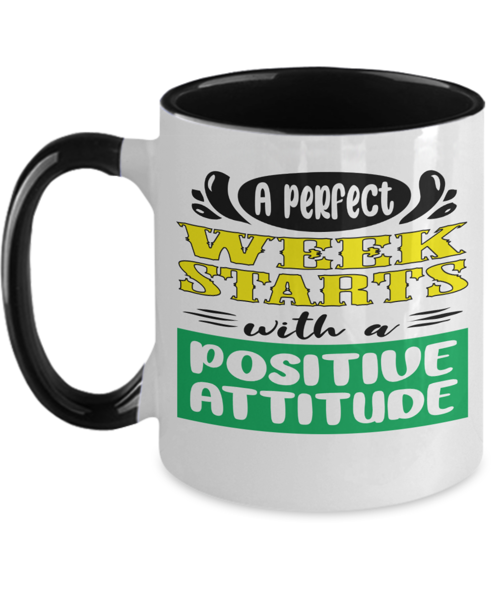 Massage Gifts A Perfect Week Birthday Christmas Gift Idea Two Tone Coffee Mug 11oz