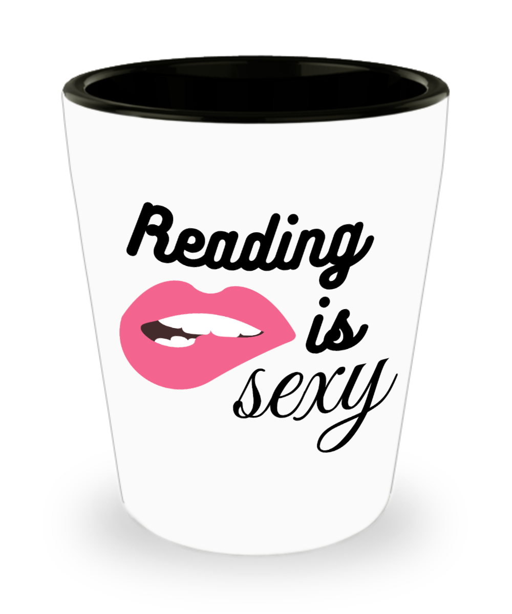 Librarian Gifts Reading Is Sexy Birthday Christmas Gift Idea For Women Shot Glass