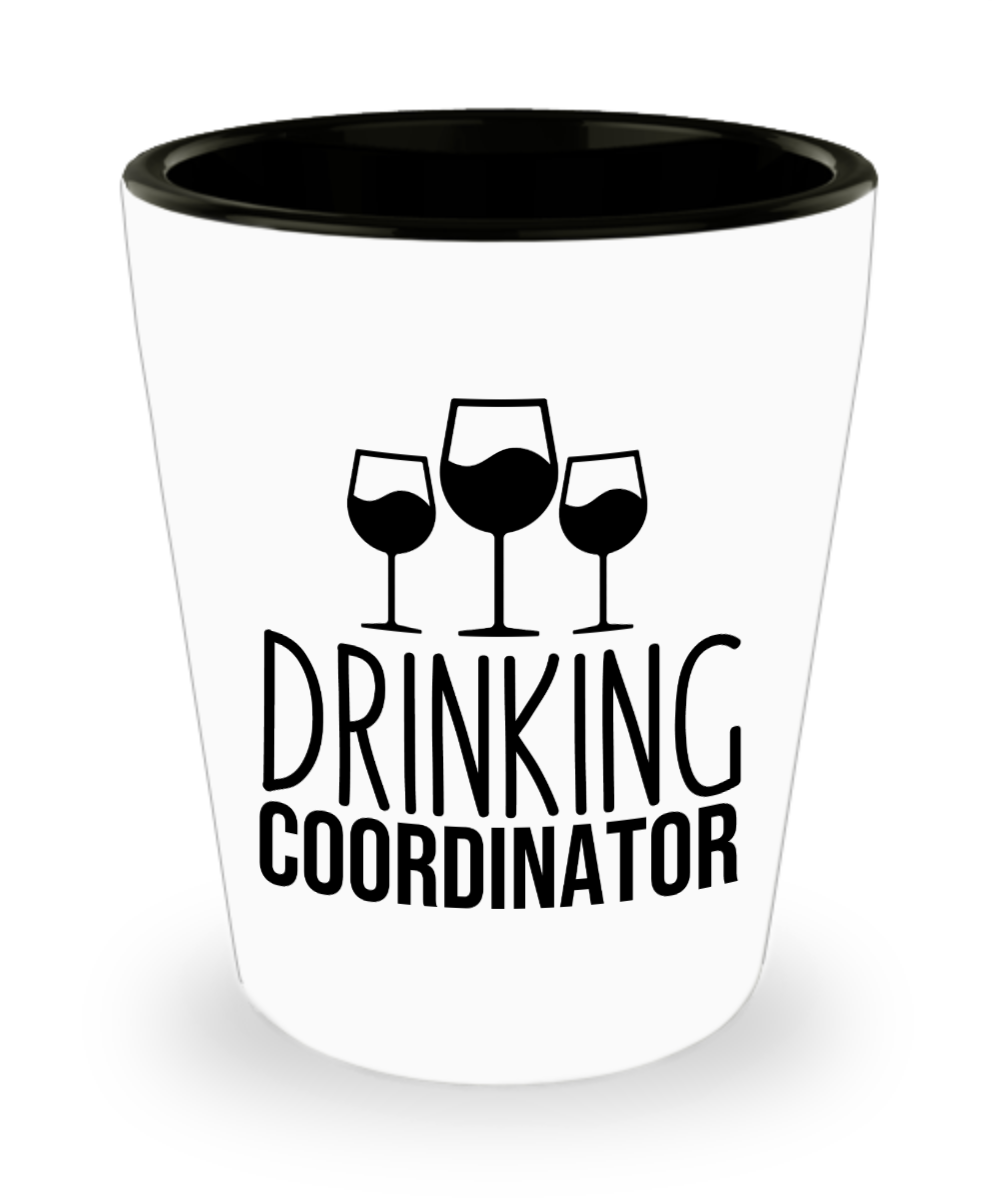 Bartender Gifts Drinking Coordinator Birthday Christmas Gift Idea For Men Women Shot Glass