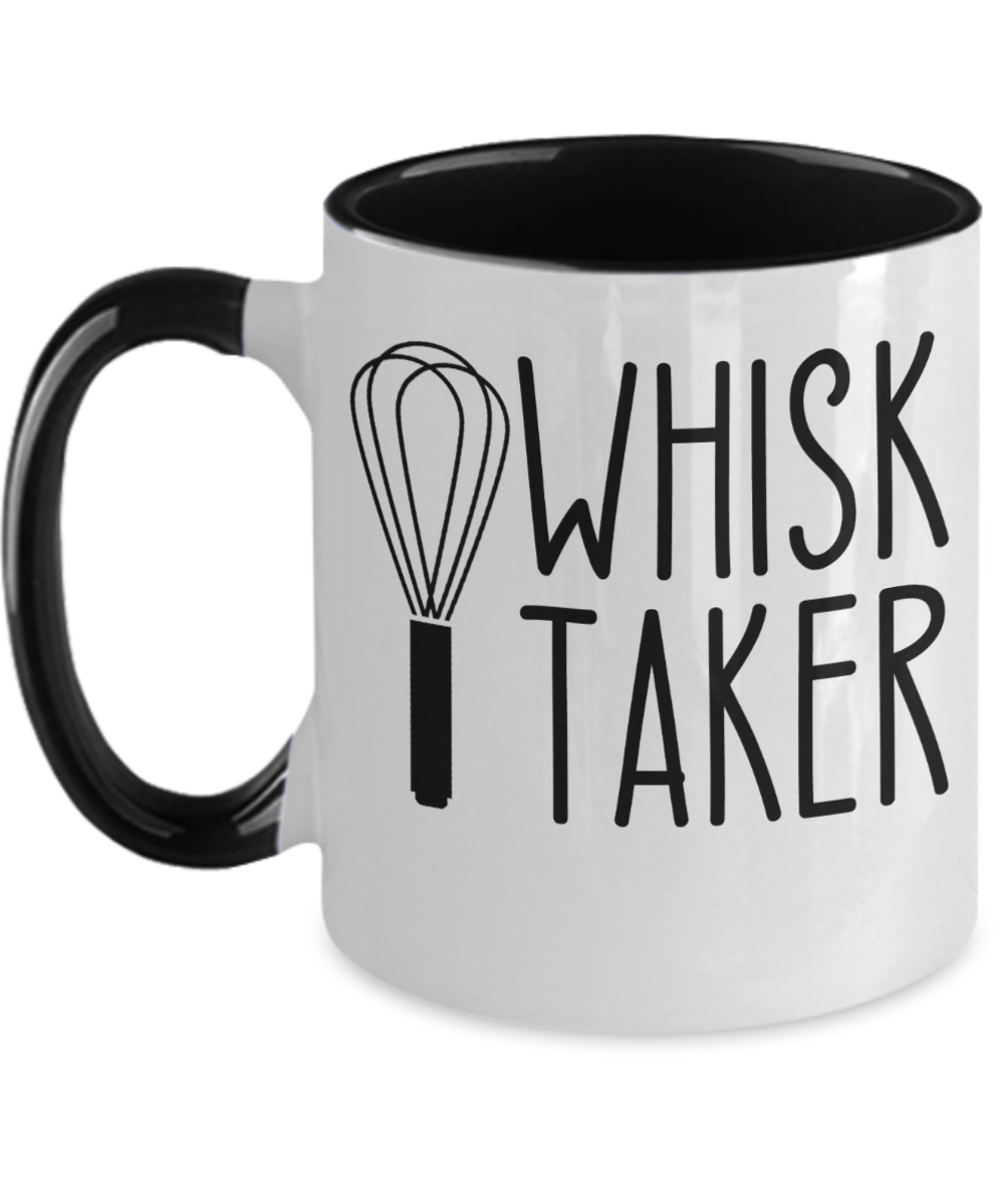 Baking Gifts Whisk Taker Birthday Christmas Gift Idea For Men Women Two Tone Coffee Mug 11oz