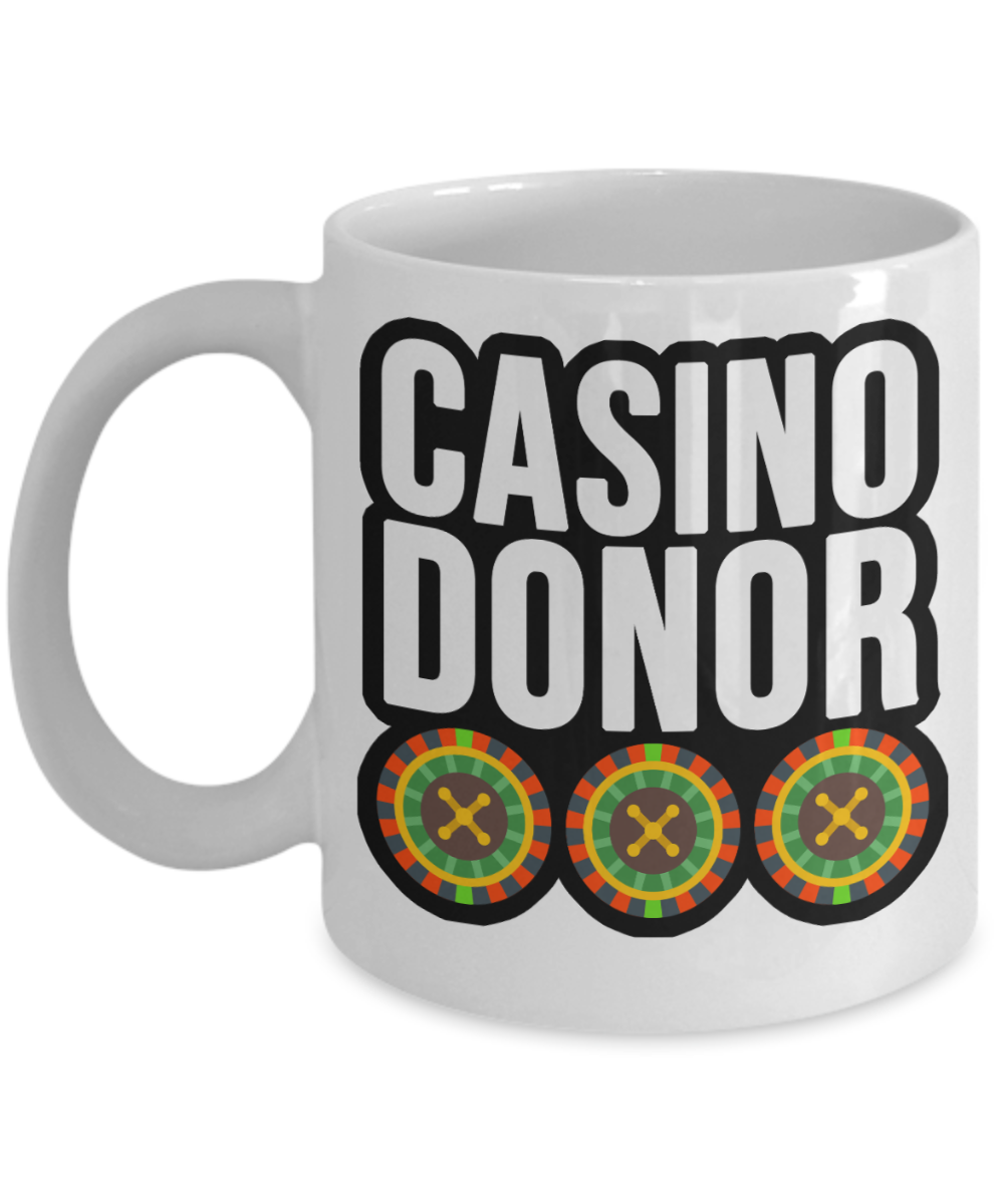 Poker Gifts Coffee Mug Casino Donor Birthday Christmas Gift Idea For Men Women 11 oz or 15 oz