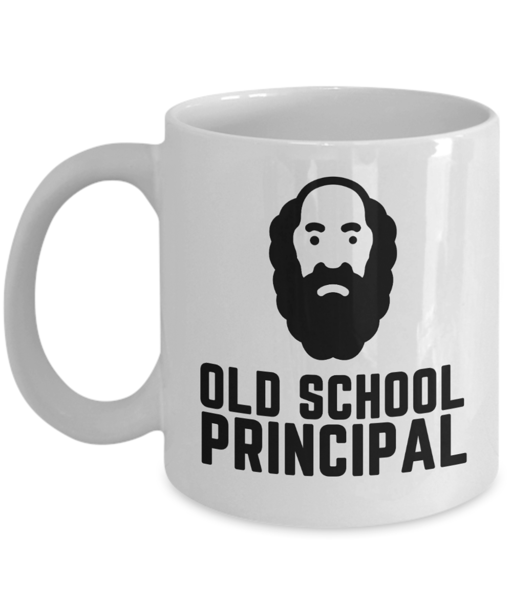 Principal Gifts Coffee Mug Old School Principal Birthday Christmas Gift Idea For Men 11 oz or 15 oz