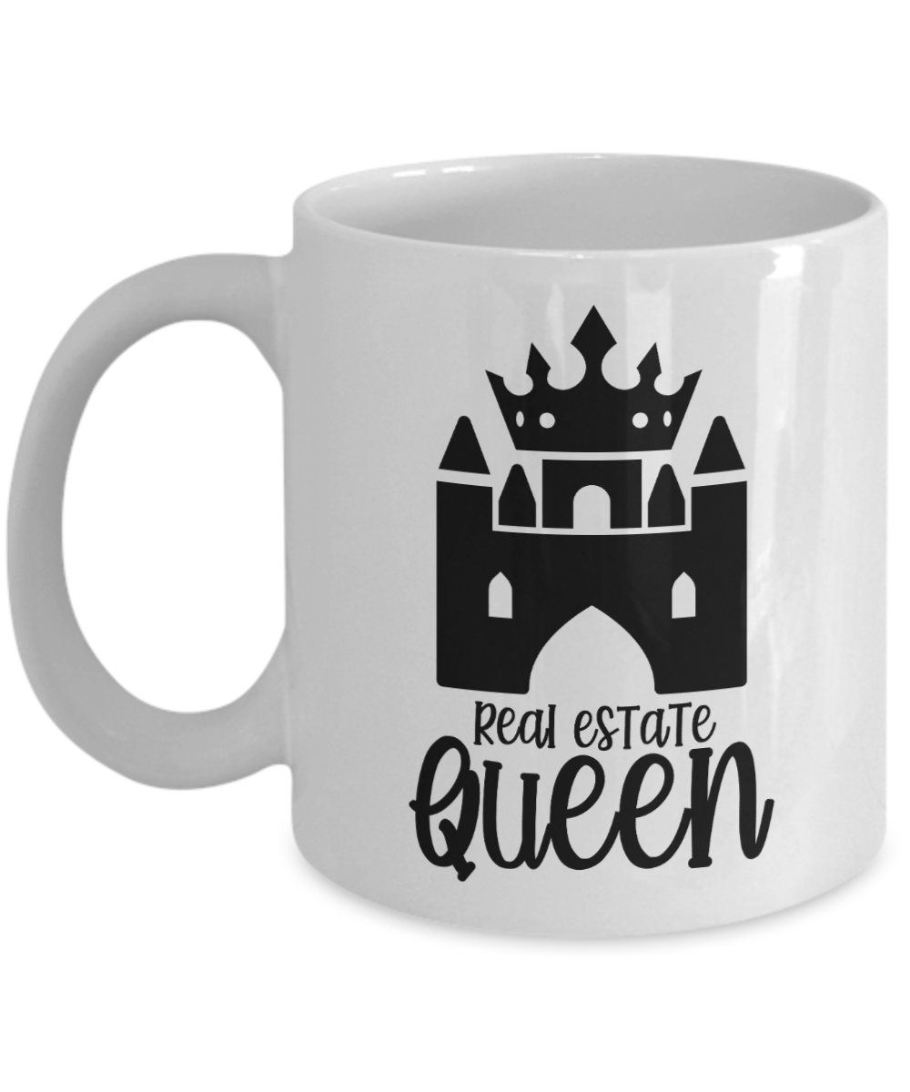 Realtor Gifts Coffee Mug Real Estate Queen Birthday Christmas Gift Idea For Women 11 oz or 15 oz