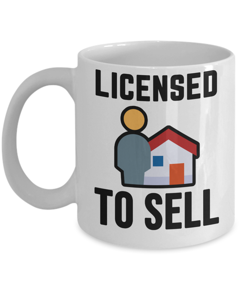 Realtor Gifts Coffee Mug Licensed To Sell Birthday Christmas Gift Idea For Men Women 11 oz or 15 oz