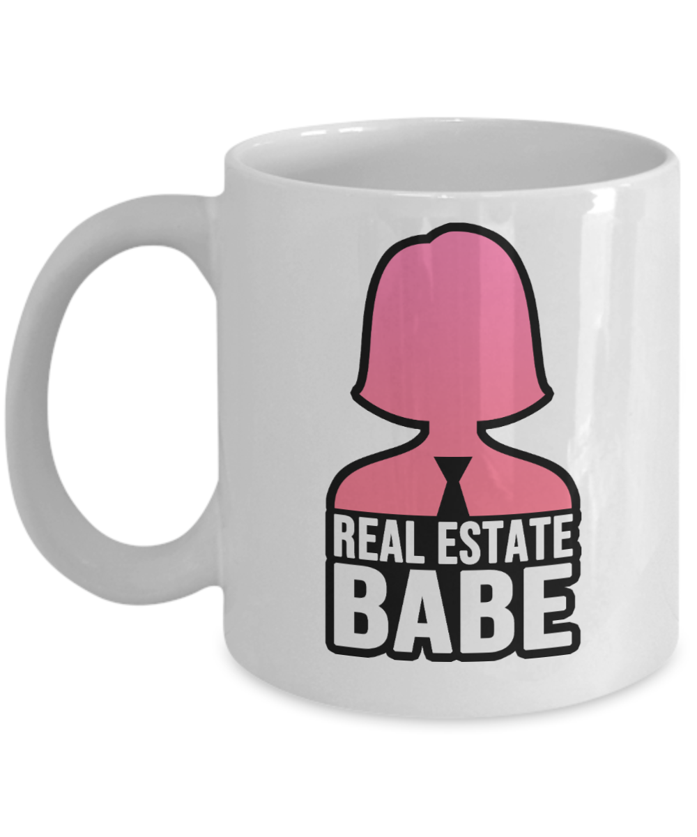 Realtor Gifts Coffee Mug Real Estate Babe Birthday Christmas Gift Idea For Women 11 oz or 15 oz