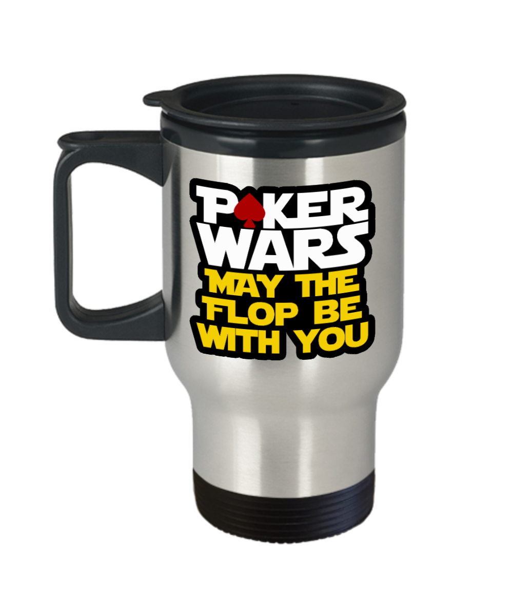 Poker Gifts Poker Wars Birthday Christmas Gift Idea For Men Women Travel Mug